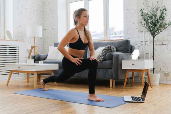 Woman exercising confidently after femiwand treatment Bedfordshire